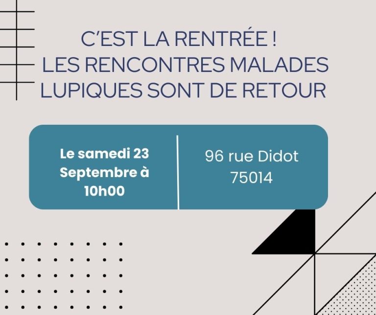 cest la rentrée les rml Lupus France